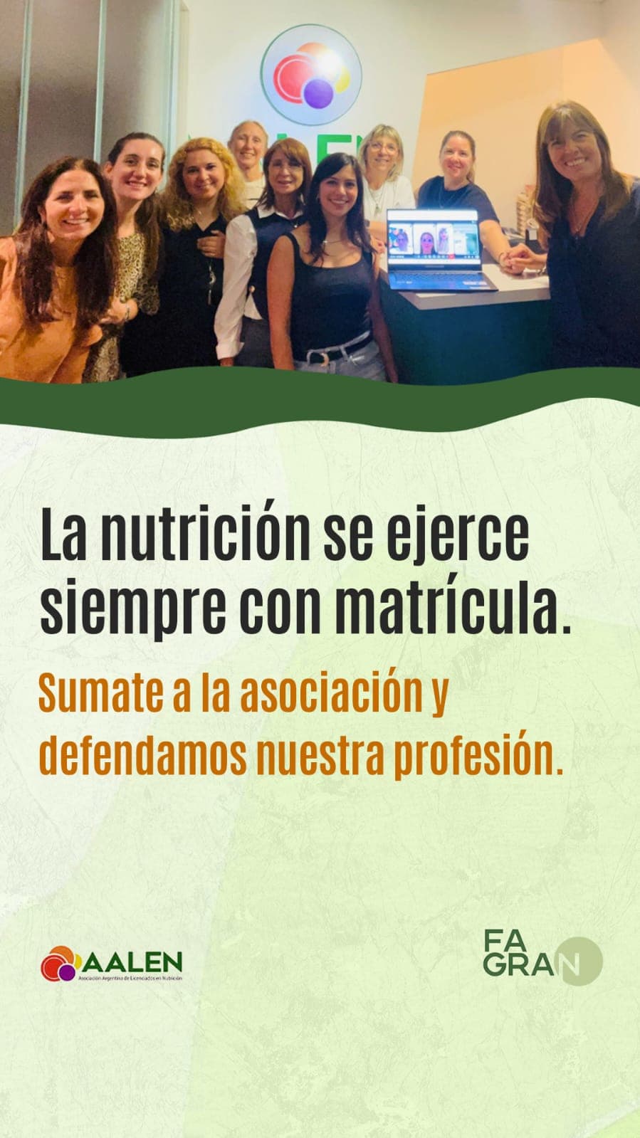 Campaña nacional “La Nutrición Siempre con Matrícula”