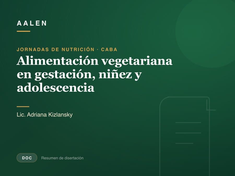 Alimentación vegetariana en gestación, niñez y adolescencia