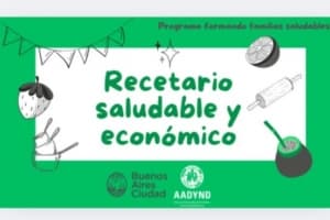 Recetario saludable y económico