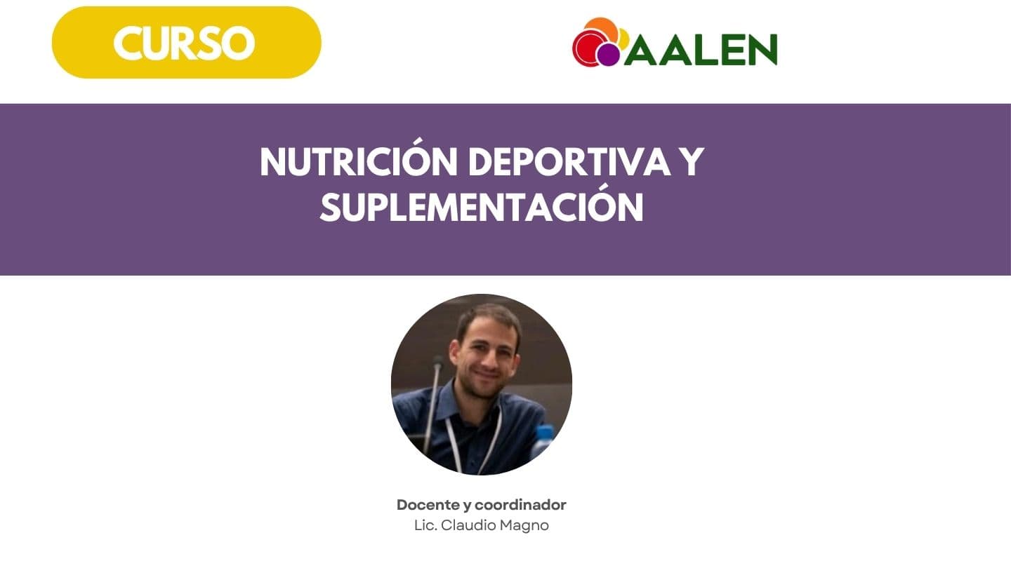 Nutrición deportiva y suplementación