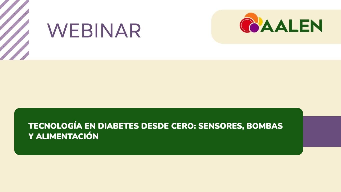 Tecnología en diabetes desde cero: sensores, bombas y alimentación